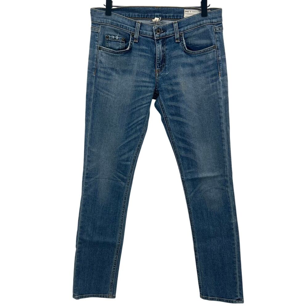 Rag & Bone Tomboy Jeans in West Village sz 26 Blue Denim Stretchy
